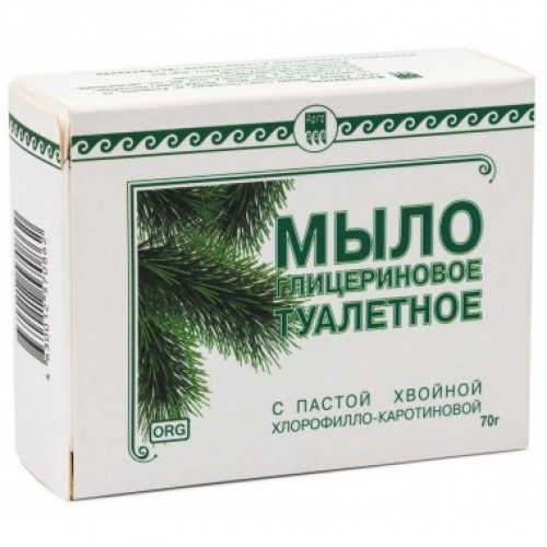 Купить Мыло туалетное глицериновое Фитолон с пастой хвойной хлорофилло-каротиновой  г. Пермь  